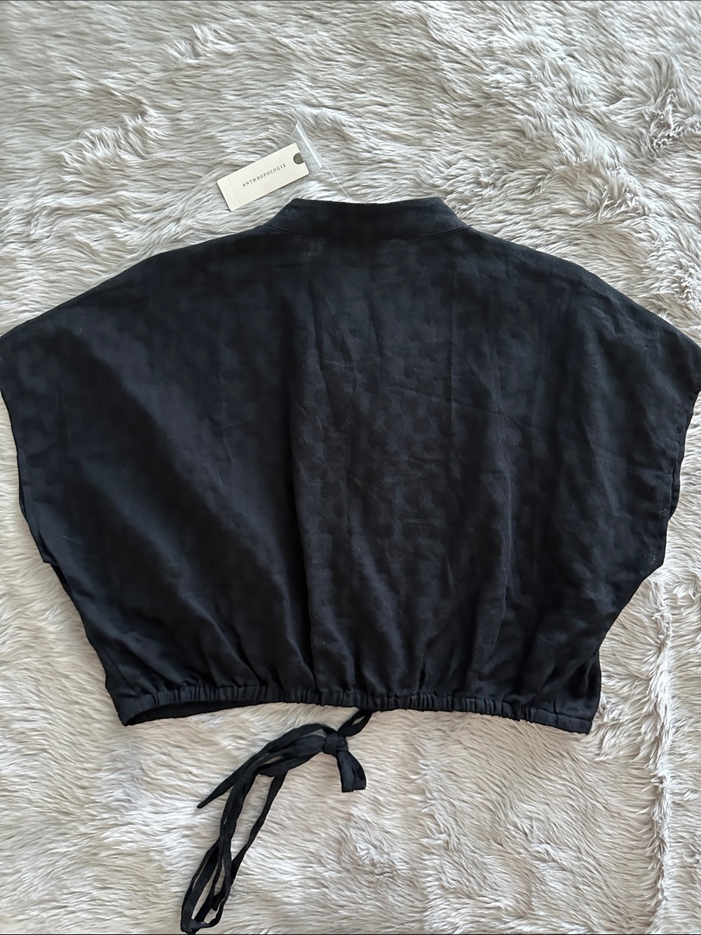 Anthropologie Corey Lynn Carter Aubrey Textured Crop Top - Picture 5 of 9